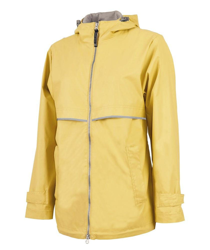 Monogrammed Rain Jacket New England Style