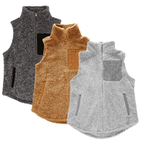 Micro Fuzzy Patch Pocket Vest