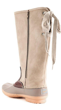 Lace Up Duck Boots