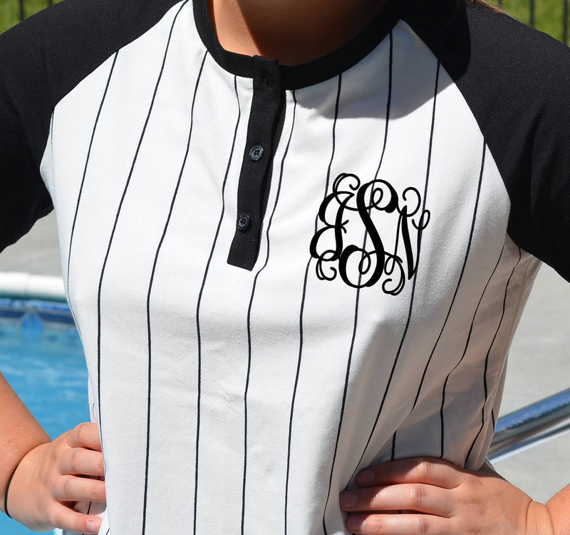 Raglan Henley Tee Shirt