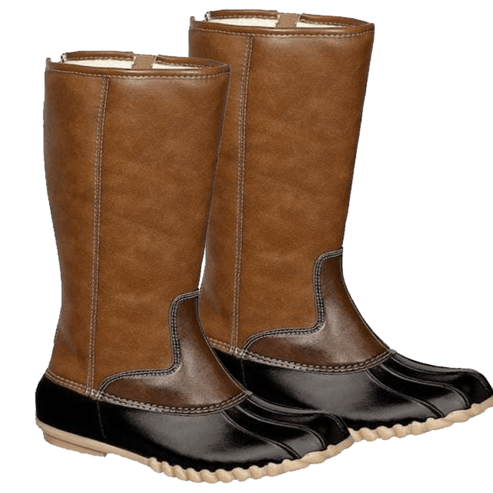 Tall BLACK Duck Boots