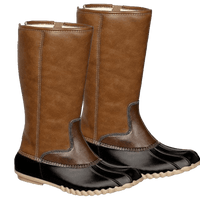 Tall BLACK Duck Boots