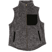 Micro Fuzzy Patch Pocket Vest