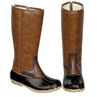 Tall BLACK Duck Boots