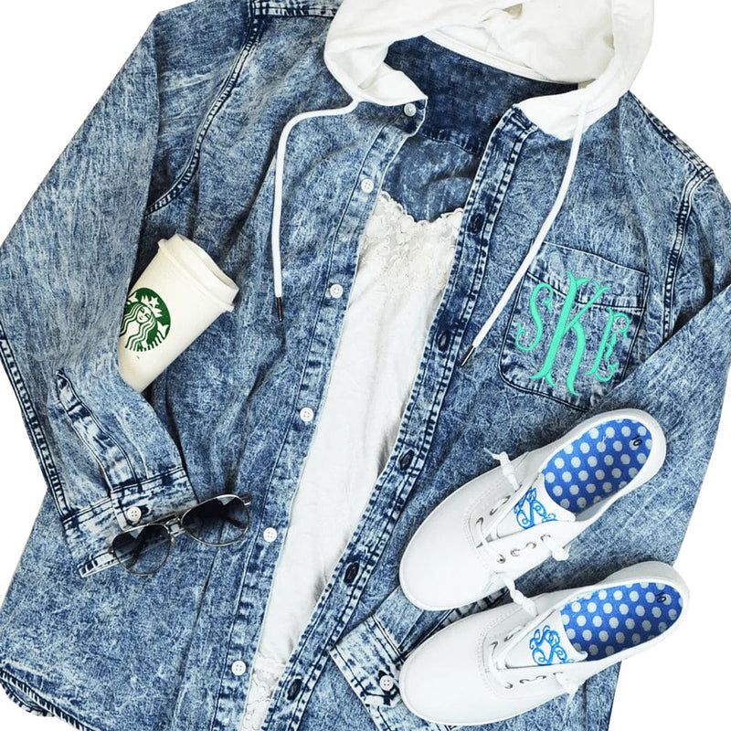 Denim Hooded Jacket