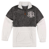 Two Tone Sherpa Pullover