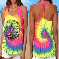 Tie Dye Knotted Tee
