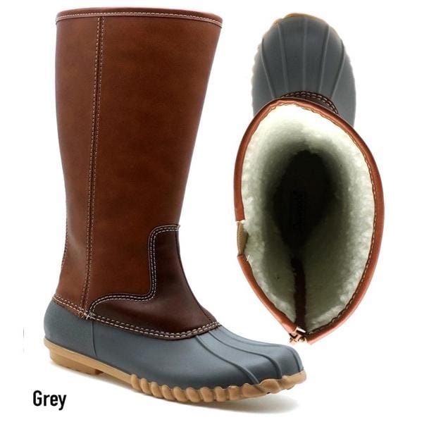 Tall GREY Duck Boots