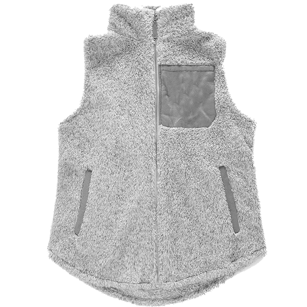Micro Fuzzy Patch Pocket Vest
