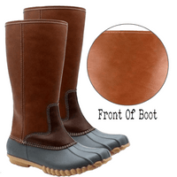 Tall GREY Duck Boots