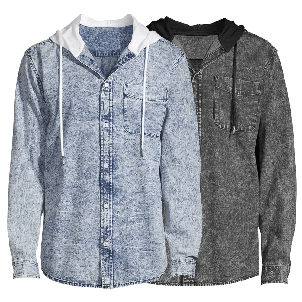 Denim Hooded Jacket