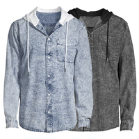Denim Hooded Jacket