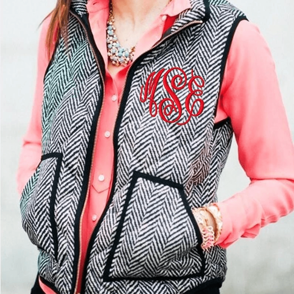 Harringbone Tweed Vest
