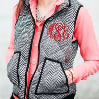 Harringbone Tweed Vest