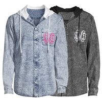 Denim Hooded Jacket