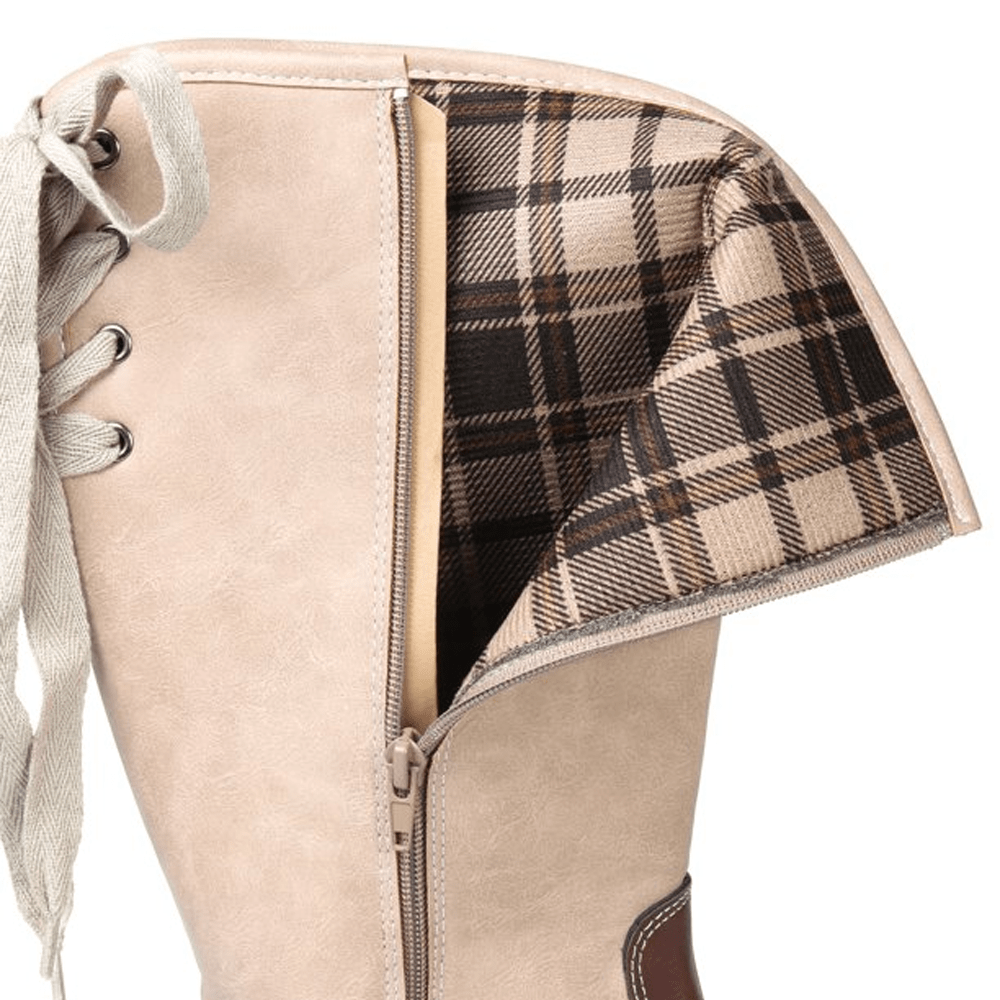 Lace Up Duck Boots