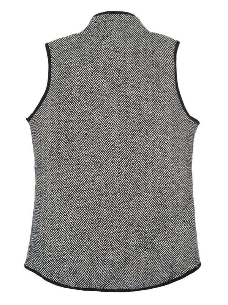 Harringbone Tweed Vest