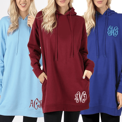 Long Hooded Sweatshirt