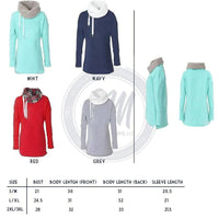 Cowl Neck Sweatshirt