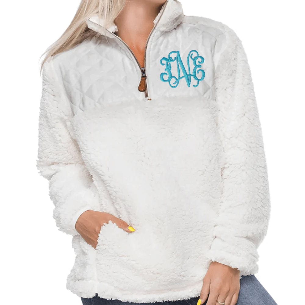 Quilted Sherpa Pullover