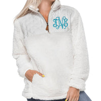 Quilted Sherpa Pullover
