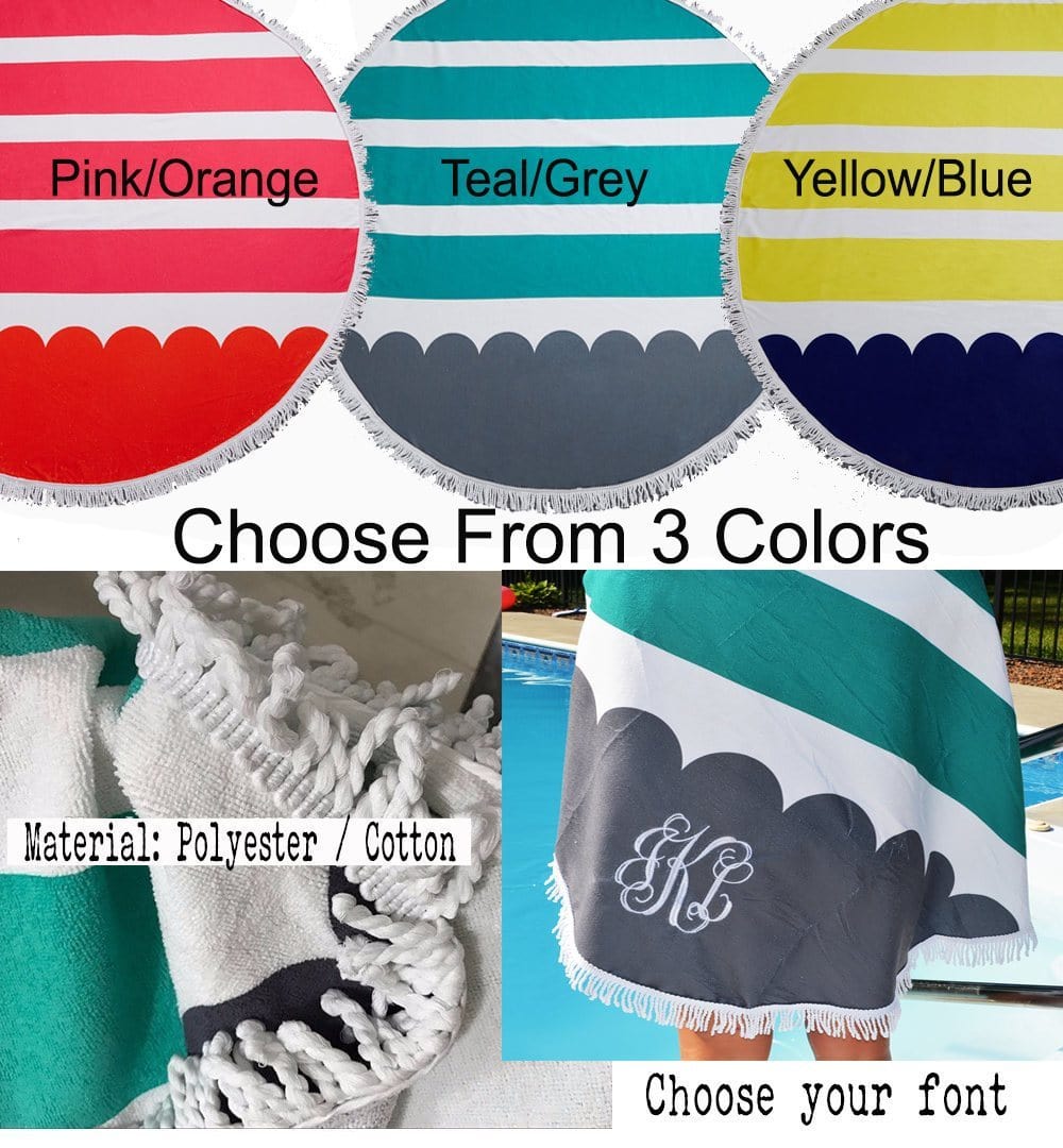 Round Beach Towel