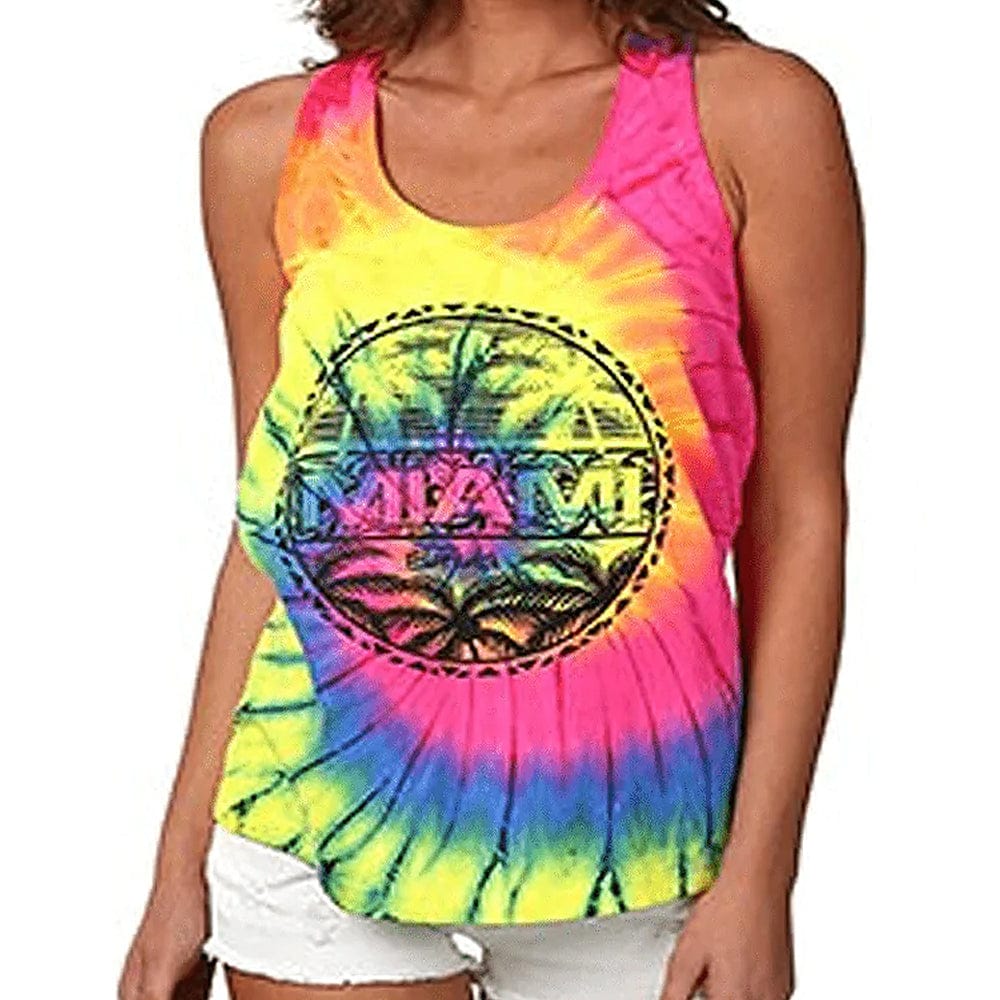 Tie Dye Knotted Tee