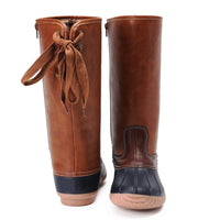 Lace Up Duck Boots