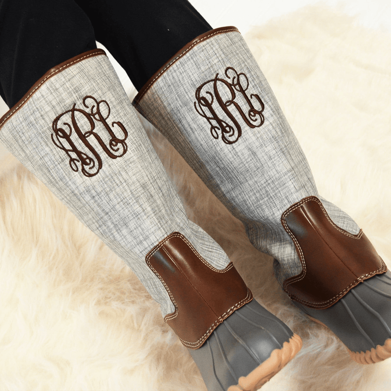 LINEN Duck Boots