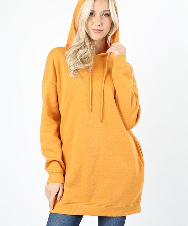 Long Hooded Sweatshirt