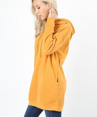 Long Hooded Sweatshirt
