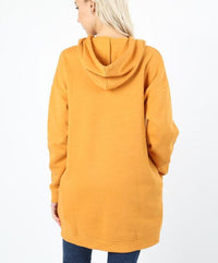 Long Hooded Sweatshirt