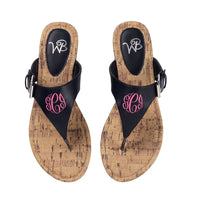 Black Natalie Sandals