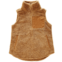 Micro Fuzzy Patch Pocket Vest