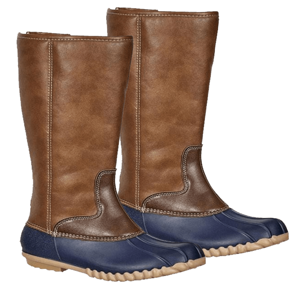 Tall NAVY Duck Boots