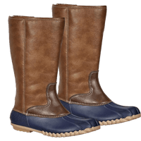 Tall NAVY Duck Boots