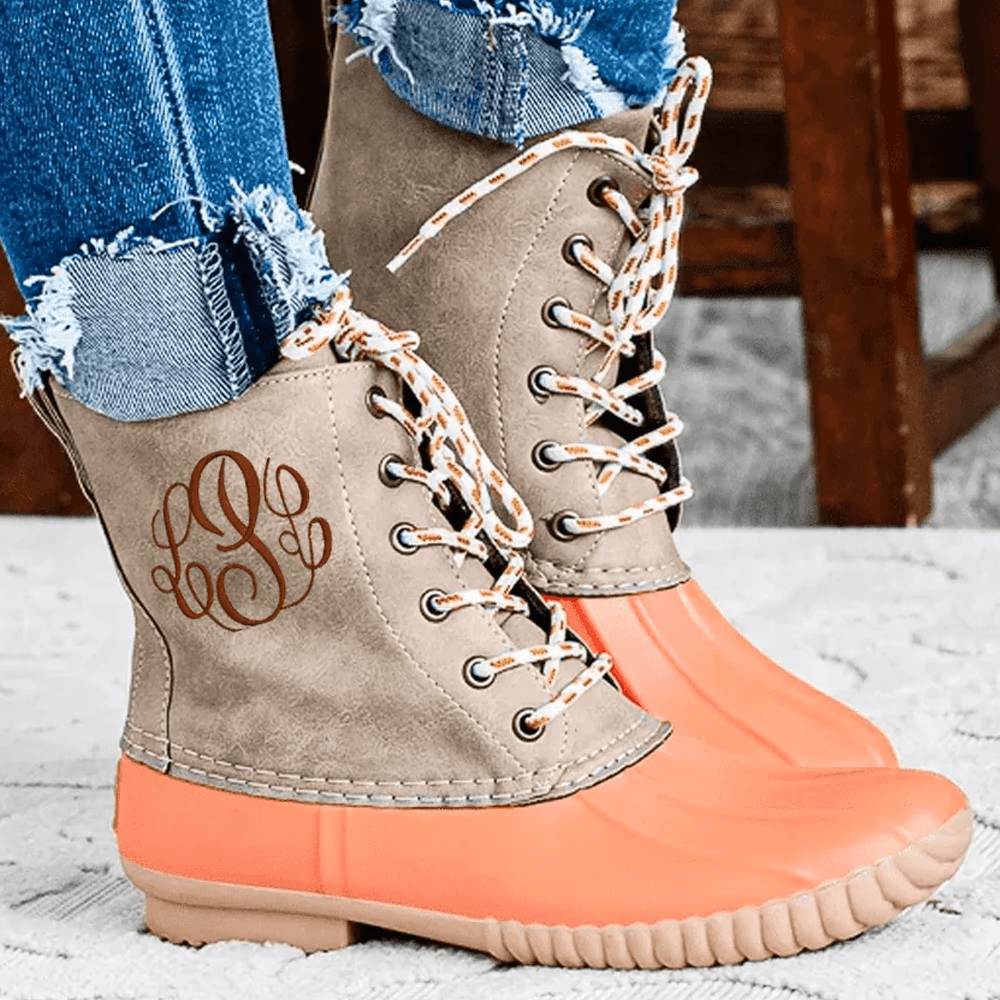 Persimmon Duck Boots