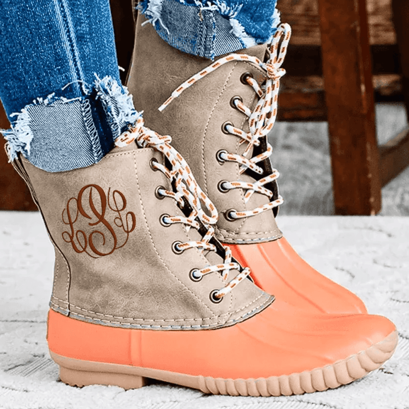 Persimmon Duck Boots