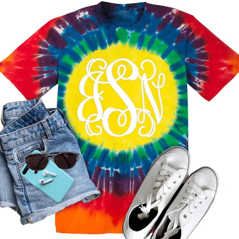 Circle Tie Dye Tee Shirt
