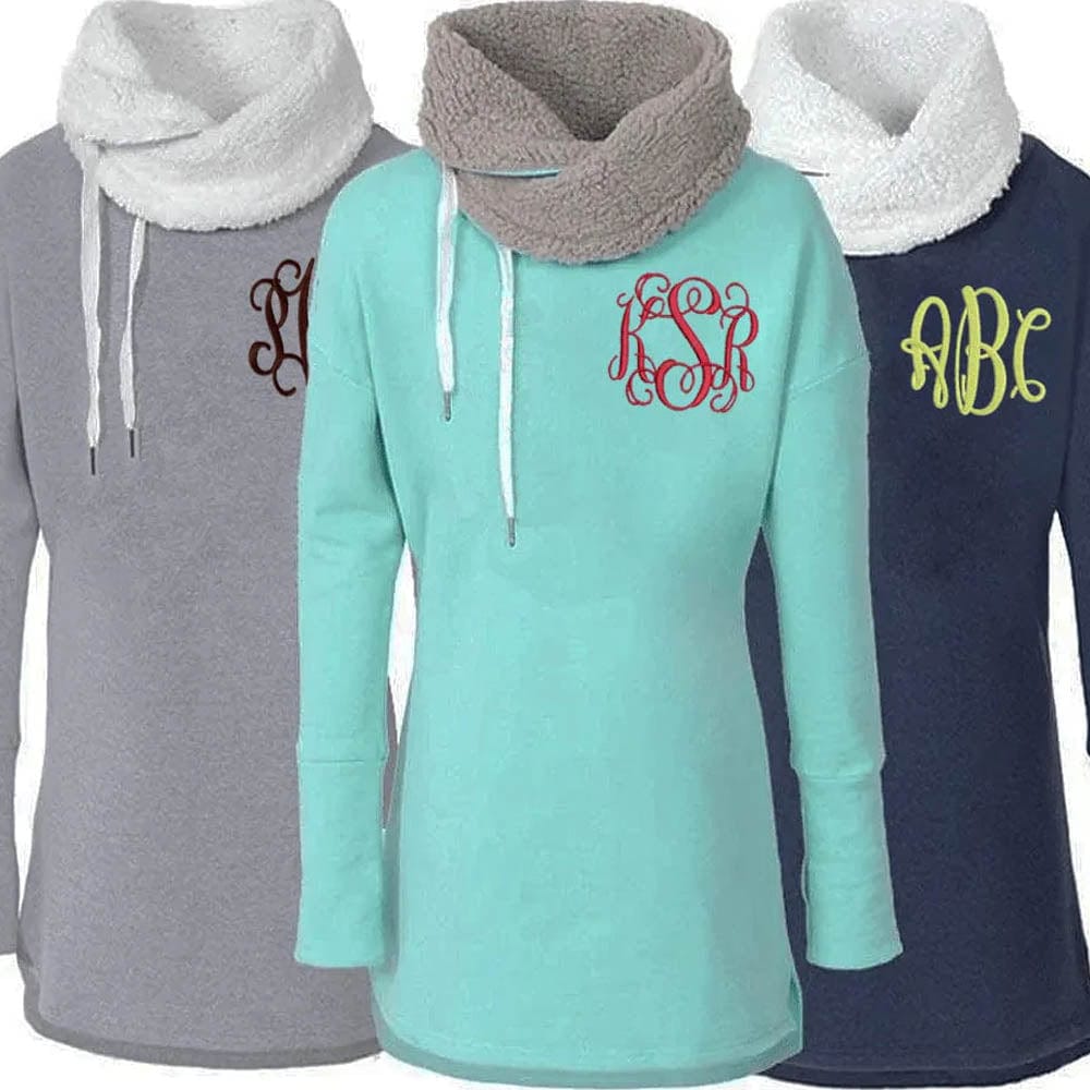 Cowl Neck Sweatshirt