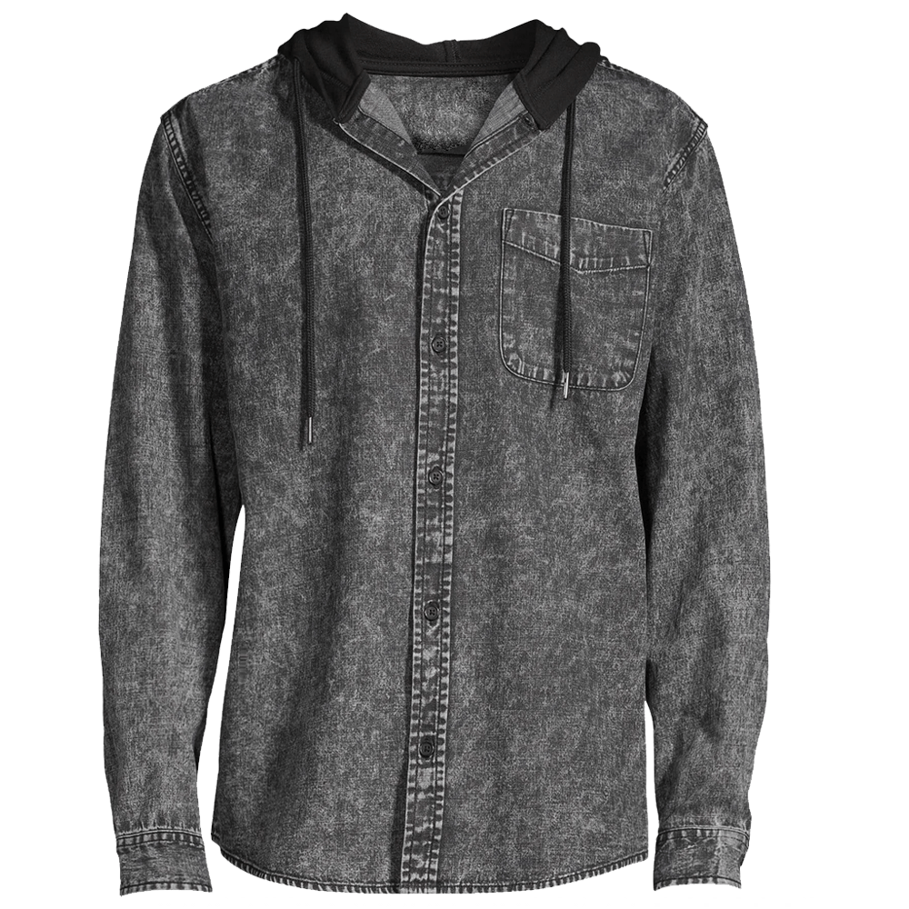 Denim Hooded Jacket