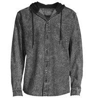 Denim Hooded Jacket