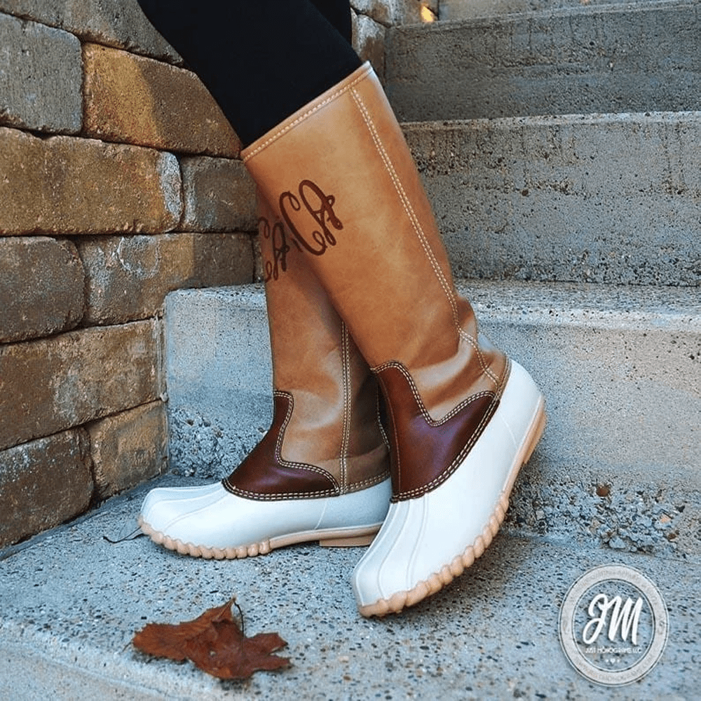 Tall TAUPE Duck Boots