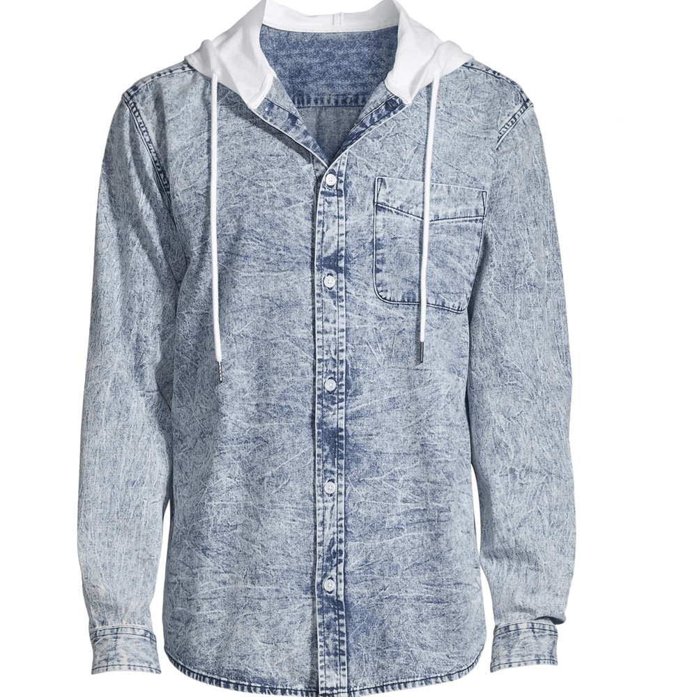 Denim Hooded Jacket