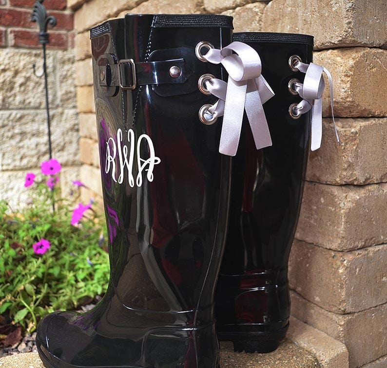 Rain Boots w/Side Buckle