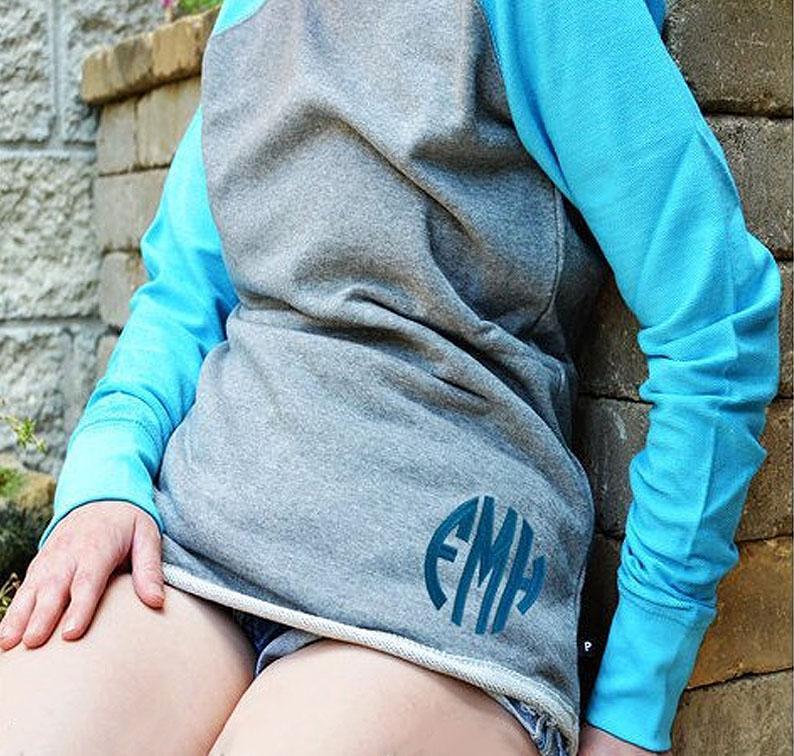 Hi Lo Raglan Sweatshirt
